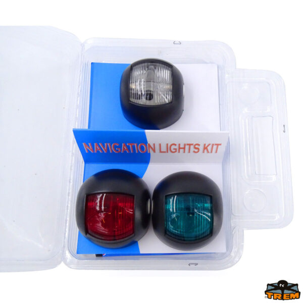 Serie 3 fanali Orsa led Nero