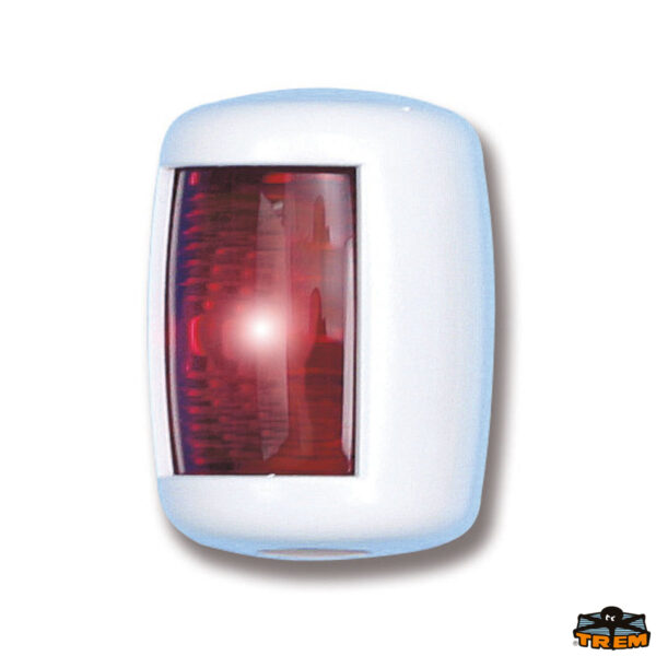 Fanale di via alogeno Mini Star 12V colore bianco scatola da 12 pezzi modello dritta