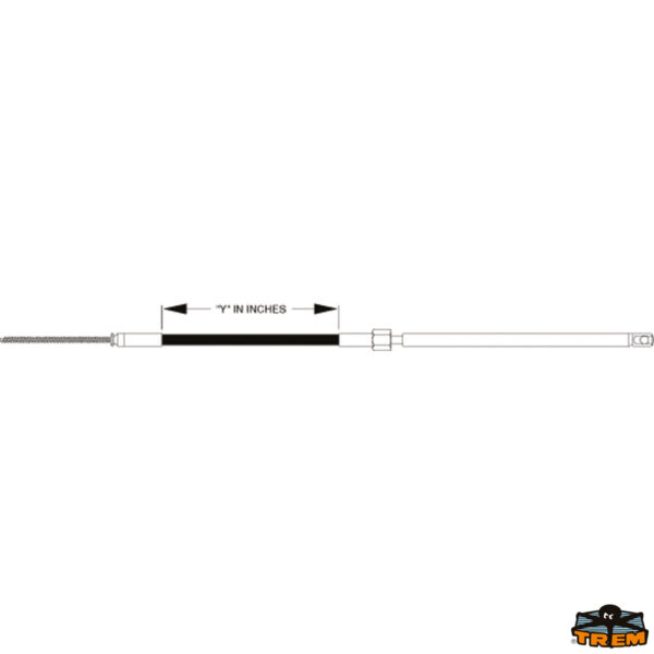 Cavo timoneria SSC62 per timoneria Safe-T 10 piedi