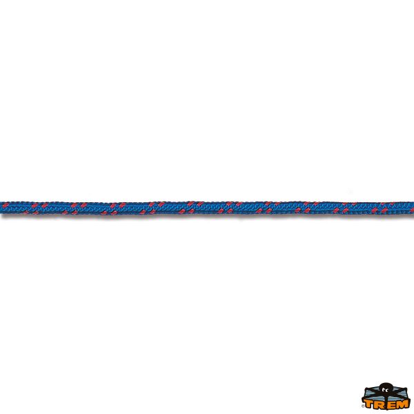 Treccina poliestere con filo segnale IBIZA colore blu