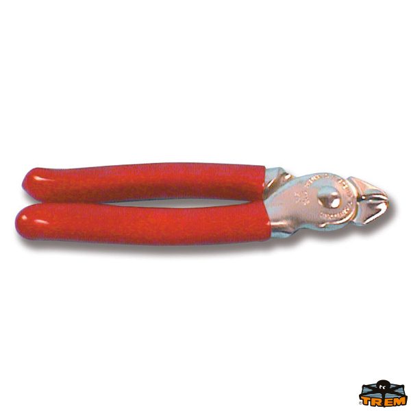 Pinza per fissaggio anellini