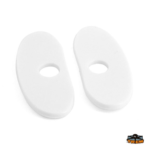 Basetta in plastica bianca per guarnizione bitte Silver Gate