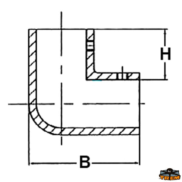 Angolare 90° microfuso