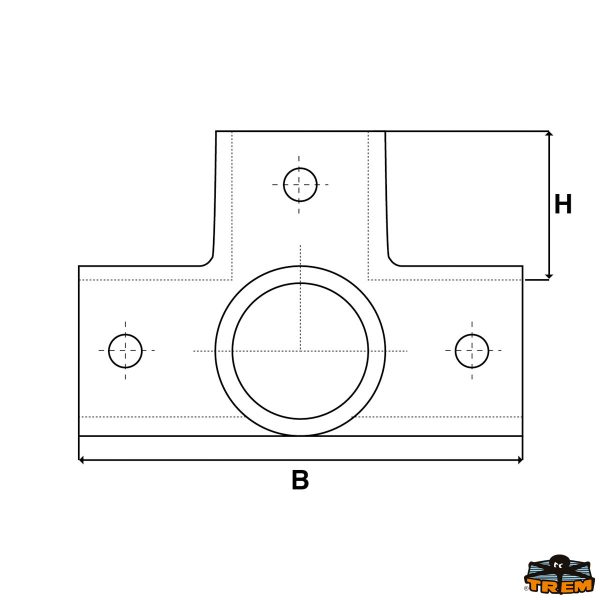 Angolare 90°a 4 vie microfuso