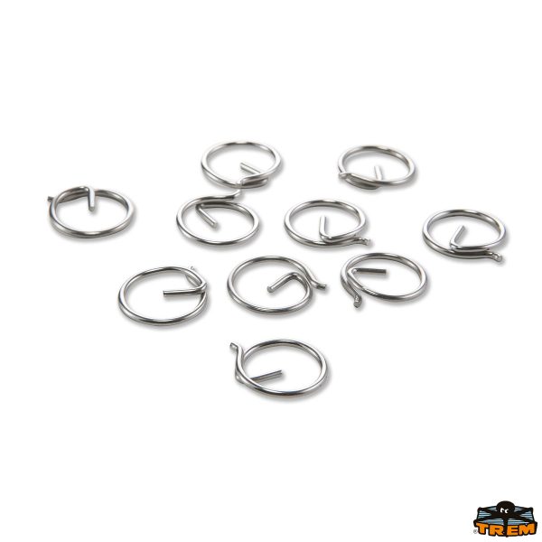 Anellini per perni tenditori in acciaio inox Aisi 316