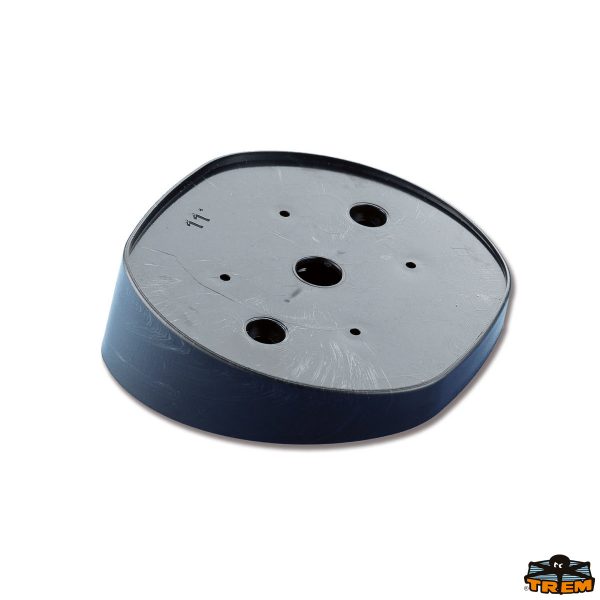 Supporto inclinato in ABS colore nero per applicare i fanali Stella Polare sui roll bar o su pareti inclinate