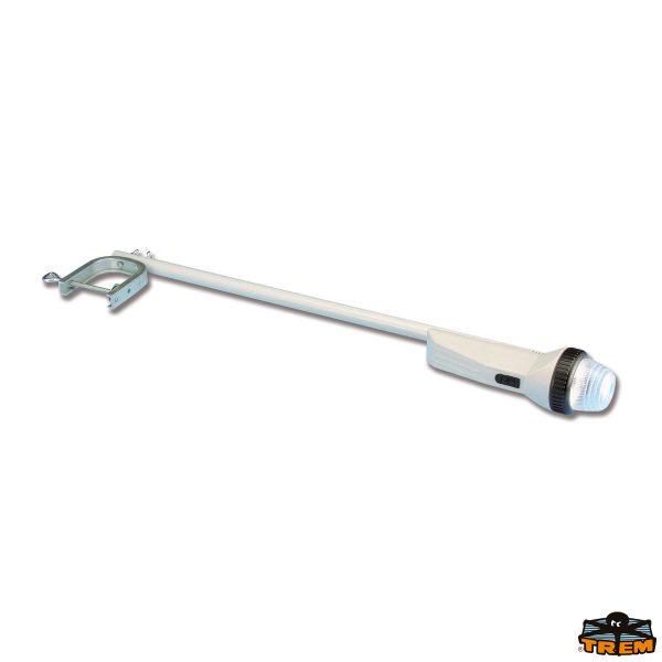 Fanale bianco 360° su asta