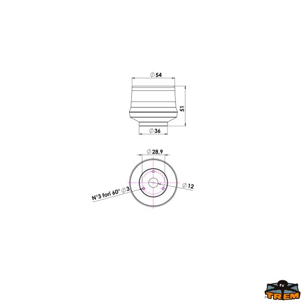 Fanale di fonda al Led Gemini 360 Bianco