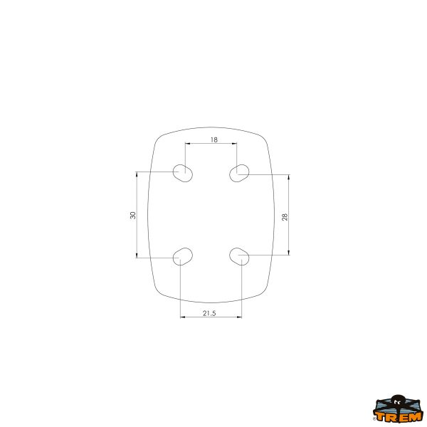 Fanali di via alogeni MINI STAR 12V nero