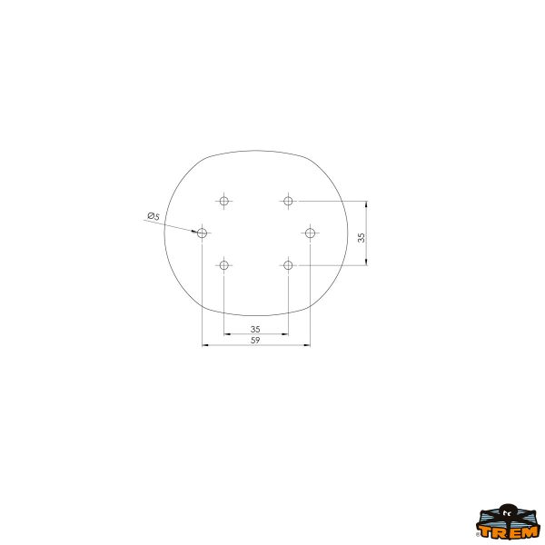Fanali alogeni Stella Polare 12V bianco