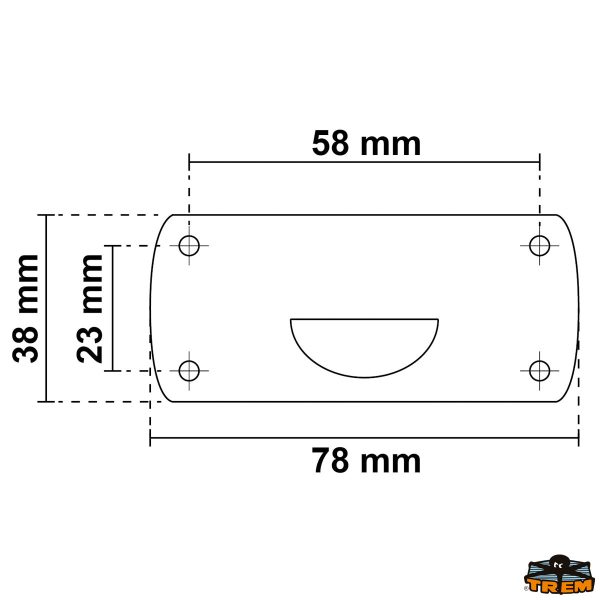Asta Fanale a led abbattibile EASY LED Bianco