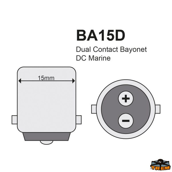 Lampadine al led SMD zoccolo BA15D per faretti