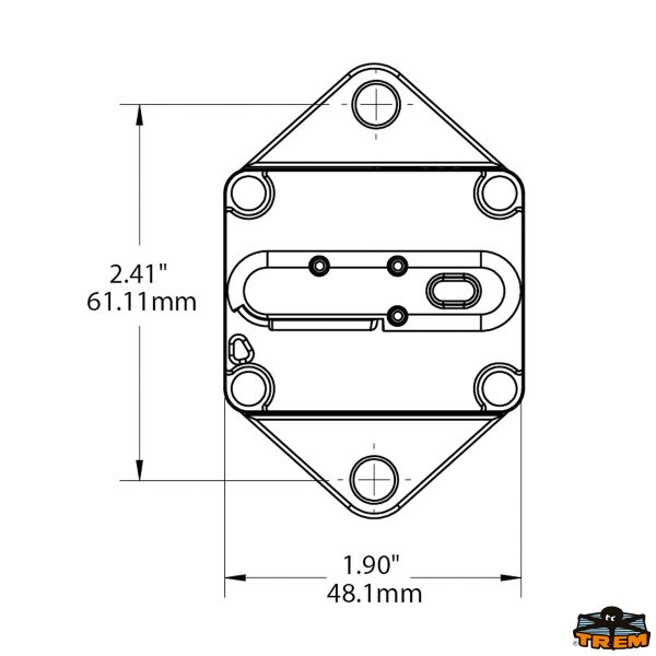 Magnetotermici da incasso quadrato
