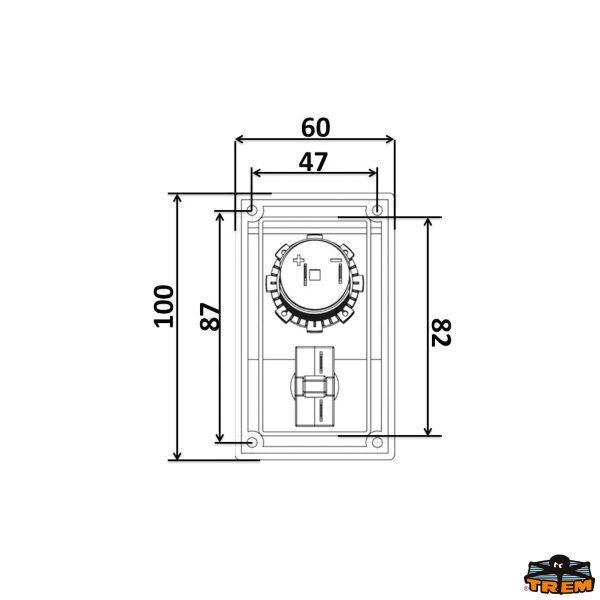 Moduli supplementari per pannelli con Interruttore pompa sentina manuale