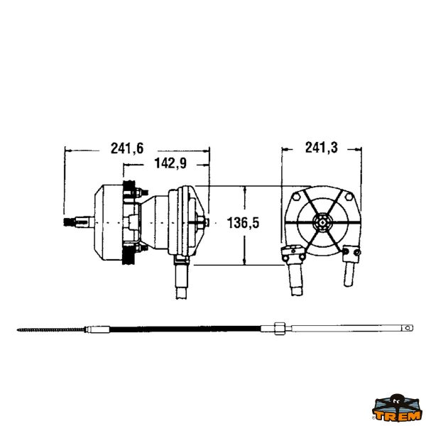 Timoneria meccanica SAFE-T QC
