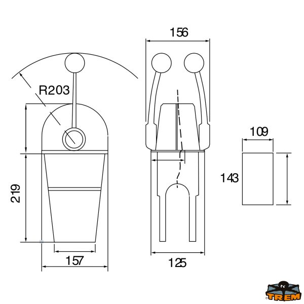 Comando Top Mount Morse MT3