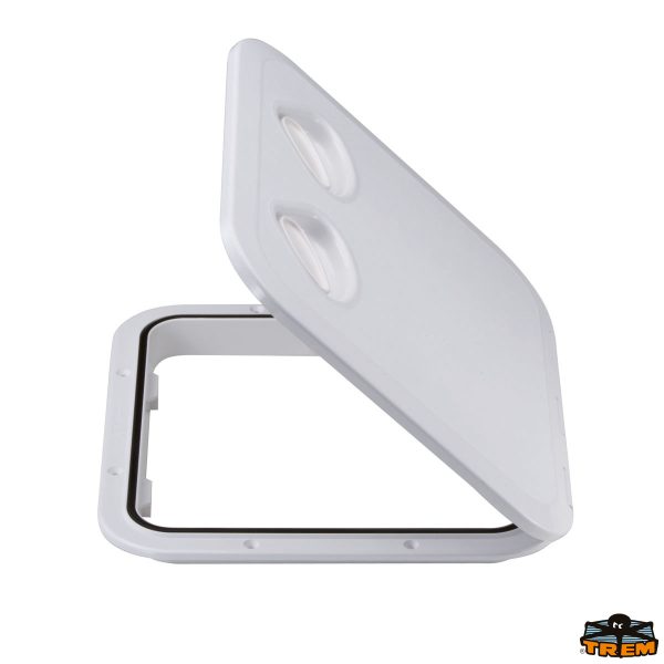 Portello calpestabile impermeabile in AAS HD 370x375 colore crema 9010