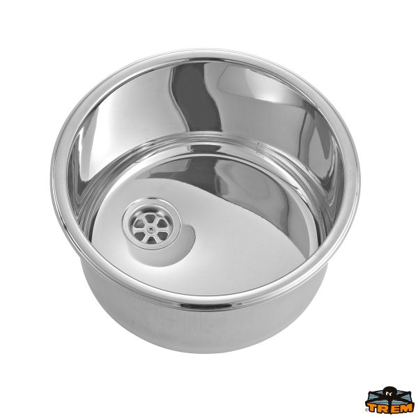 Lavello tondo in acciaio inox