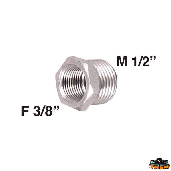 Adattatore per tubi doccia da 3/8 a 1/2