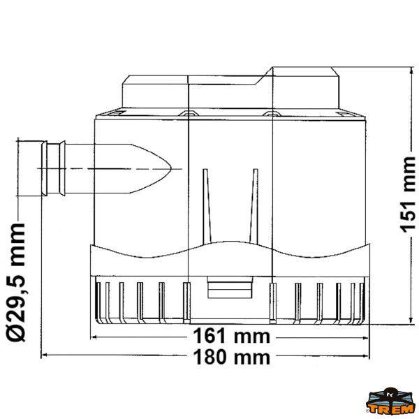 Pompe di sentina automatica 2000GPH