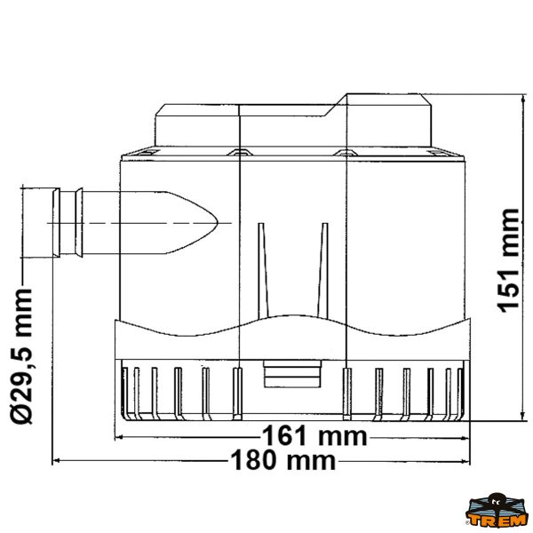 Pompe di sentina automatica 1500GPH