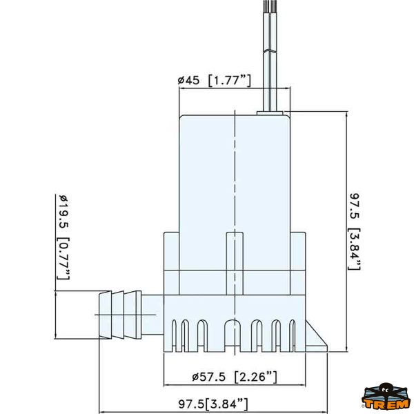 Pompa ad immersione 1200 Lt/h
