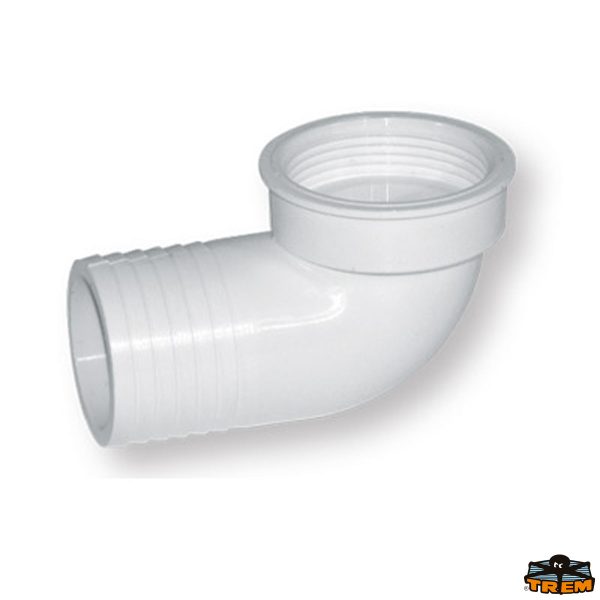 Gomito 90° per boccola diametro interno 42 mm
