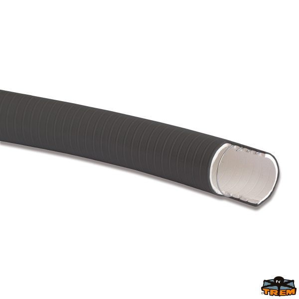 Tubo sanitari PVC nero antiodore spirale acciaio inox