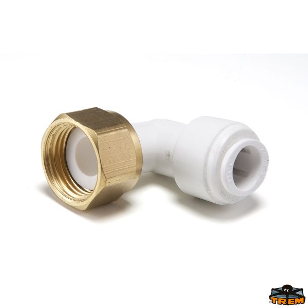 Raccordo a gomito-12 mm Femmima 1/2