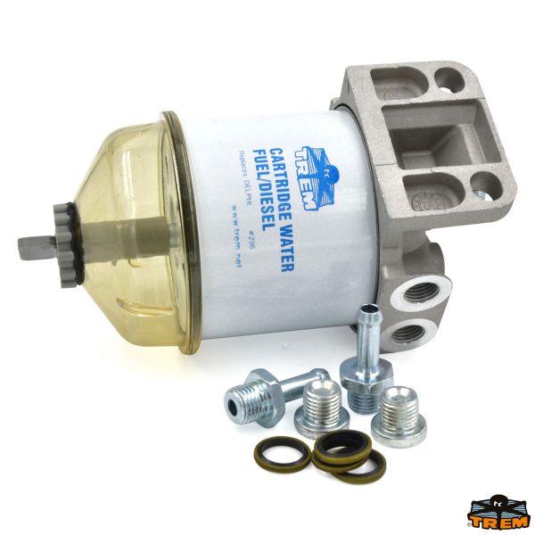 Filtro gasolio tipo CAV-296 con spurgo mod. plastica