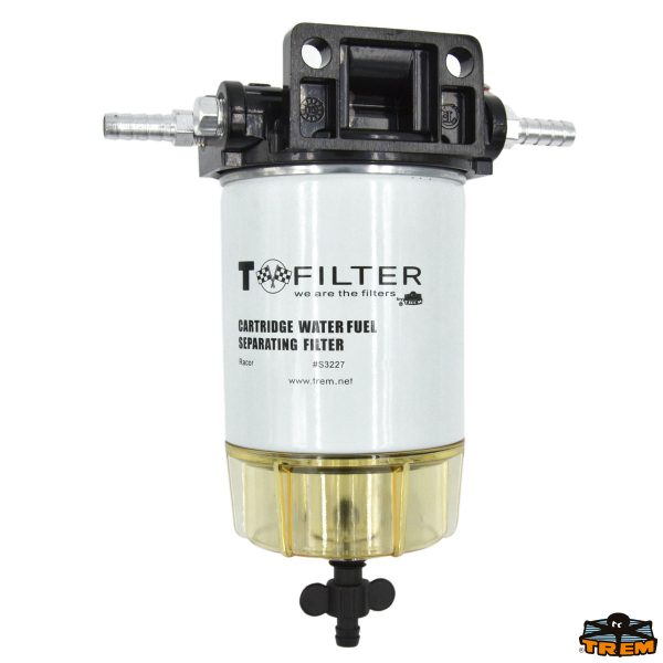Filtro separatore acqua/carburante universale tipo Racor S3227-1