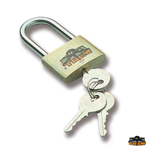Lucchetto in ottone con arco inox