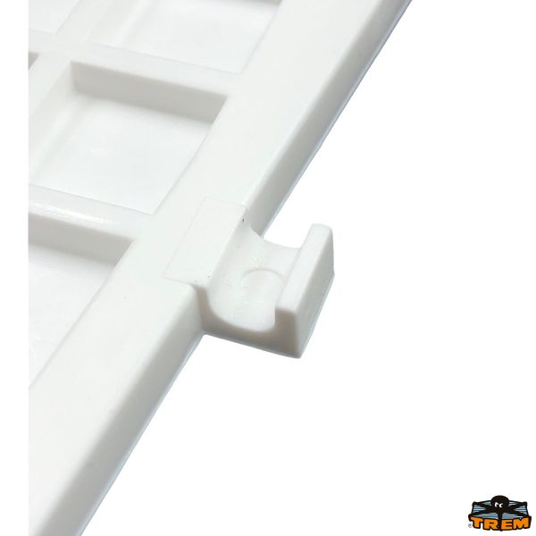 Piastra proteggi poppa plastica zigrinata