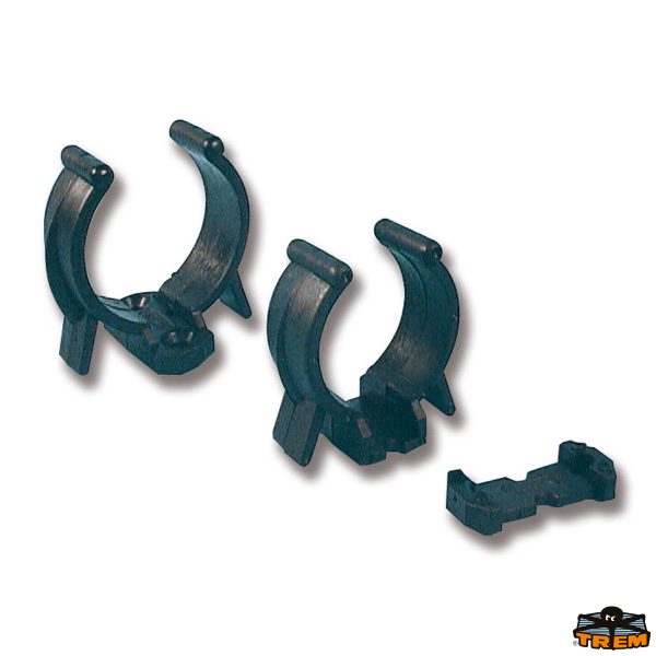 Clips fermaoggetti in nylon nero