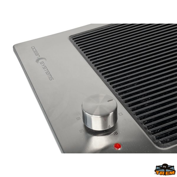 Barbecue elettrico vetroceramico in acciaio inox