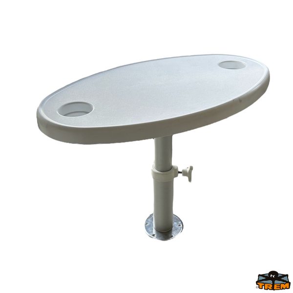 Tavolo con base telescopica