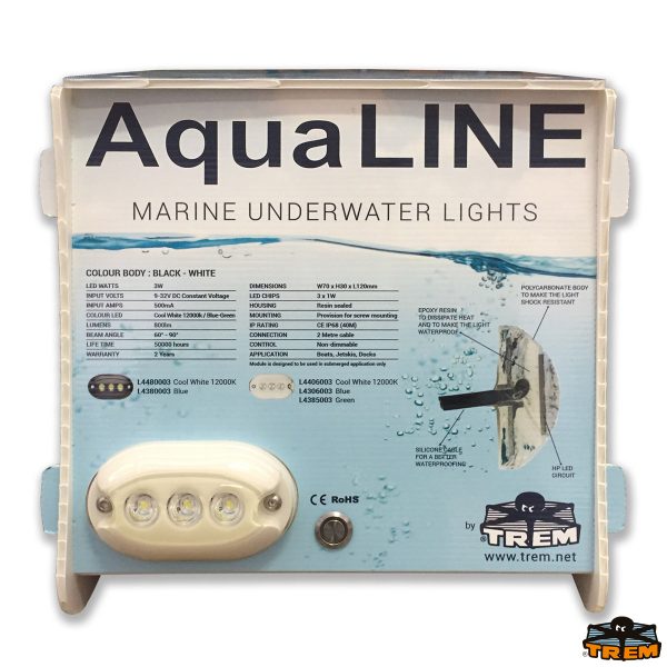 Espositore per luci subacquee Aqua Line